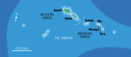 Map Of Samoa